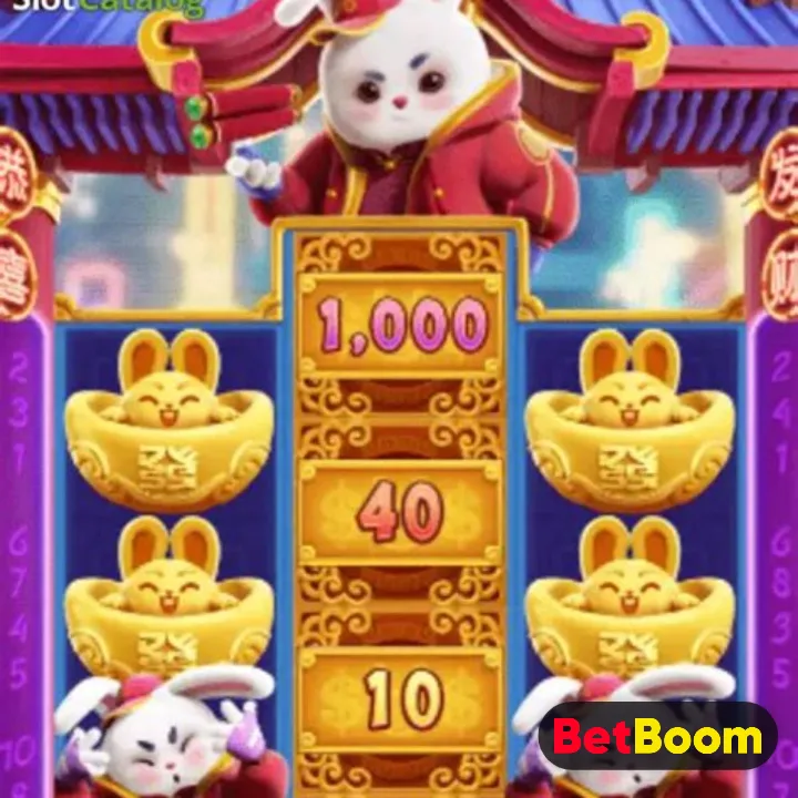 Tela do jogo Fortune Rabbit com rolos e símbolos