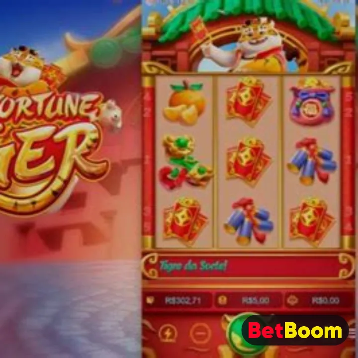 Tela do jogo Fortune Tiger com rolos e símbolos